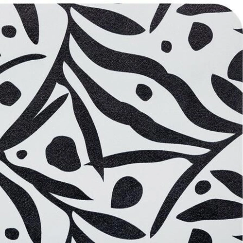 Diatomitová koupelnová předložka 5five simply smart černá protiskluzová 45x75 cm rychleschnoucí do kuchyně