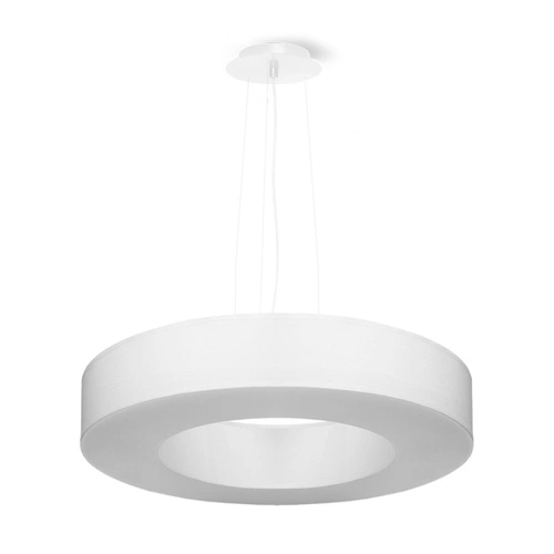 Lustr Saturno Slim 50 bílý moderní nastavitelný do obývacího pokoje ložnice kuchyně jídelny