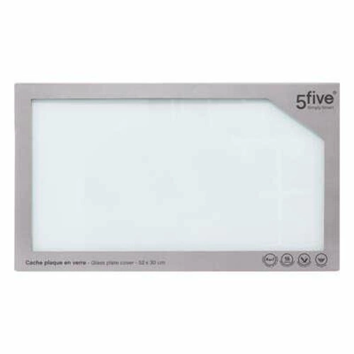 Skleněné prkénko na krájení bílý mramor 52x30 cm