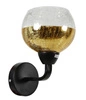 Nástěnná lampa Cromina gold 1x60W E27 černá