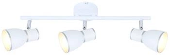 Stropní lampa Fido 3x40W E14 bílá+chrom