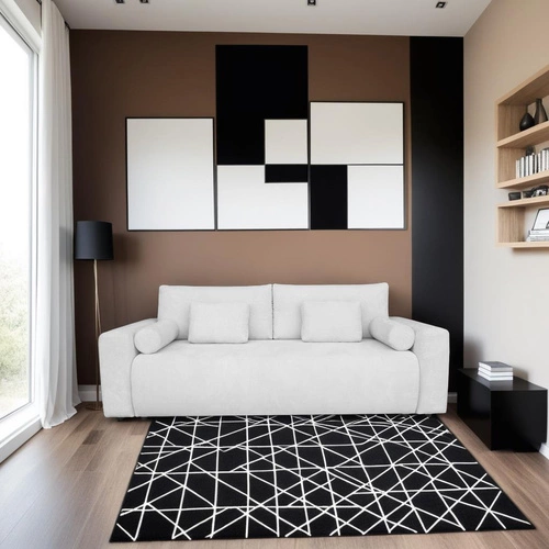 Rozkládací pohovka Dores 3místná s úložným prostorem a funkcí spaní světle šedá do obýváku