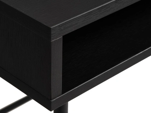 Psací stůl Pensacola černý dub 120 cm moderní pracovní se zásuvkou