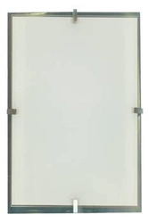 Stropní svítidlo Frena šedé 40x20 moderní skleněno-kovové do obýváku a jídelny CANDELLUX