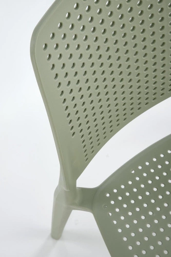 Zahradní židle Sylie Intesi mátová z plastu stohovatelná moderní na terasu a balkon