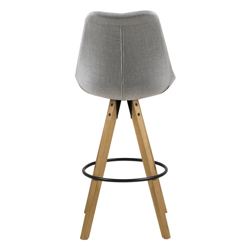 Barová stolička Dima Melange šedá / dřevo
