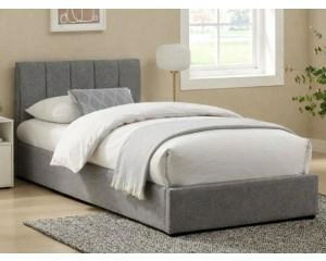 Čalouněná postel Lexington 90x200 šedá s úložným prostorem do ložnice