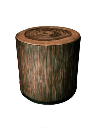 Kulatý taburet Fir Intesi multicolor moderní čalouněný do obýváku a ložnice 40 cm