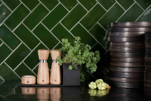 Crush Grind Kyoto dřevěný mlýnek na sůl a pepř 17 cm skandinávský dub