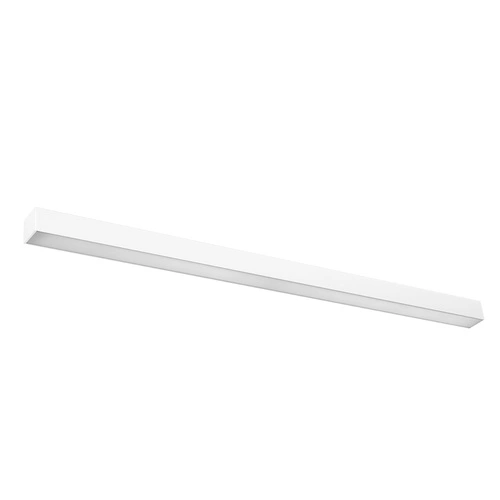 Nástěnné LED svítidlo Pinne 117 cm bílé moderní do obývacího pokoje a ložnice hliník
