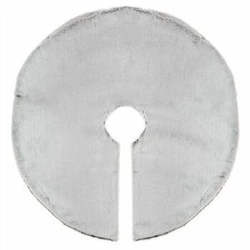 Koberce pod stromeček z kožešiny 90 cm šedý