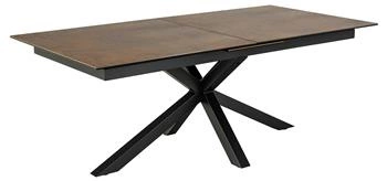 Rozkládací jídelní stůl Heaven 200/240 cm hnědý keramický moderní Actona