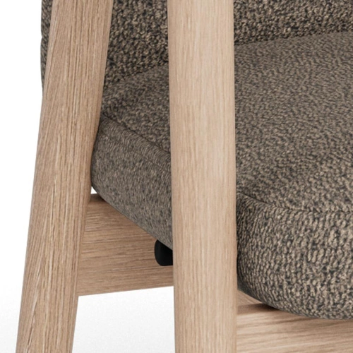 Jídelní čalouněná židle Calvin Actona ve skandinávském stylu s područky