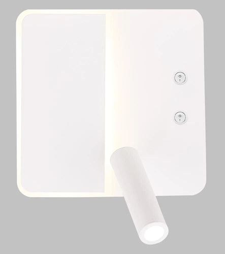 Nástěnná lampa Alma 6W+3W 4000K LED bílá
