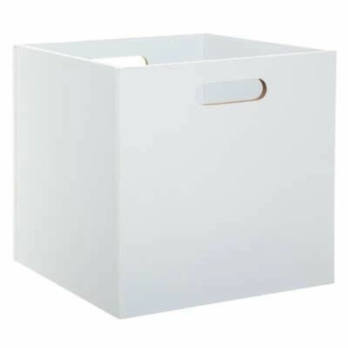 Úložný box do regálu 31x31 bílý MDF moderní na knihy 5five simply smart