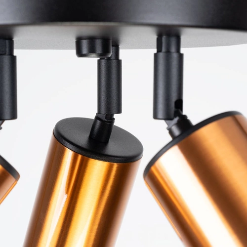 Stropní svítidlo WINX 3P černá měď moderní ocelové do obýváku a ložnice SOLLUX