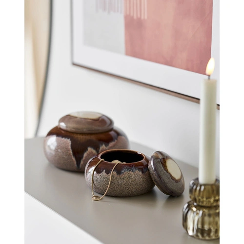 Kovový regál na knihy Rieti House Nordic loftový pískový 118 cm