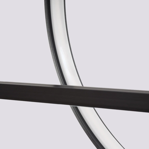 Závěsné LED svítidlo GLAD černé moderní nastavitelné do obýváku a nad stůl Thoro