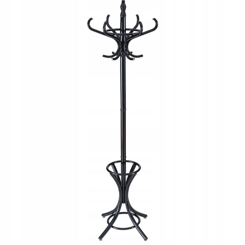 Poulpe moderní dřevěný stojací věšák do předsíně wenge 188 cm Intesi
