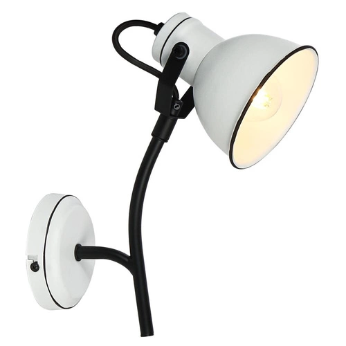 Nástěnné svítidlo Zumba s konzolou 1x40W E14 bílá+černá