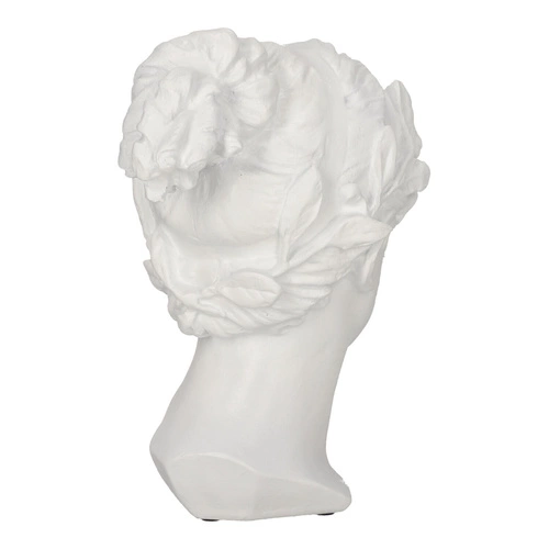 Dekorační soška hlava Venus Atmosphera bílá glamour do obýváku a ložnice 26 cm