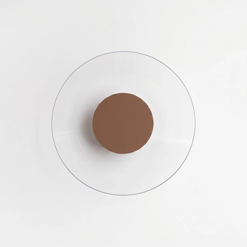 Nástěnné svítidlo ASTRO mocca LED moderní do obývacího pokoje 28 cm