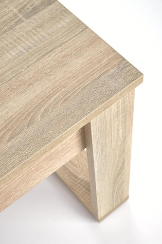 Konferenční stolek Halk S čtvercový dub sonoma se zásuvkou moderní do obývacího pokoje Intesi