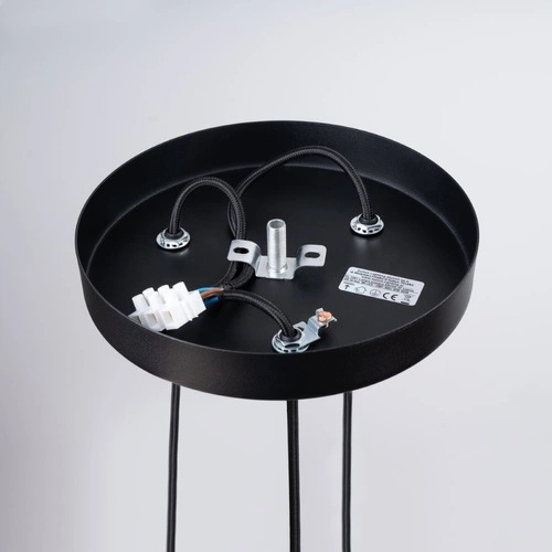 Závěsné svítidlo ARCHE 3P černé moderní nastavitelné do obýváku a nad stůl 3bodové