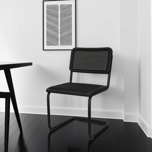 Černá houpačka Nelson černá/černá židle