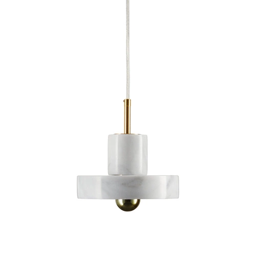 Závěsné svítidlo UNIVERSO mramorově zlaté 18 cm do kuchyně a nad stůl moderní