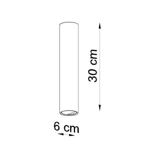 Stropní svítidlo černé moderní kovové Lagos 30 do obýváku kuchyně ložnice