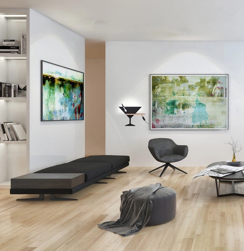 Nástěnné LED svítidlo Piccolo černé dřevěné moderní do dětského pokoje a ložnice