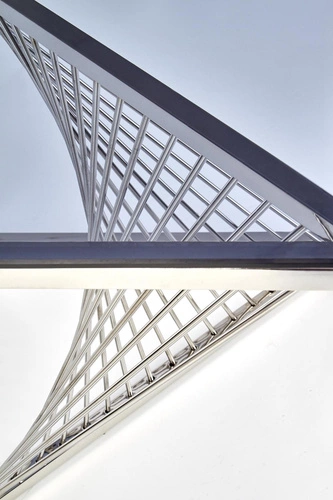 Konferenční stolek Infinity S čtvercový kouřové sklo moderní chrom do obýváku Intesi