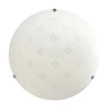 Stropní svítidlo Fanusa stropní svítidlo 30 chrom 1x60W E27 difuzér bílý se vzorem