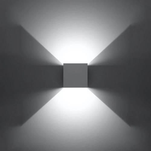 Nástěnné LED svítidlo Luca bílé moderní hliníkové do obýváku, ložnice a na terasu IP54