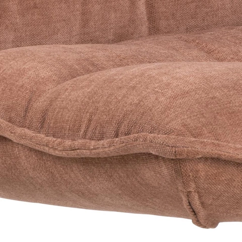 Relaxační otočné křeslo Blizzard samet růžový do obýváku retro moderní Actona