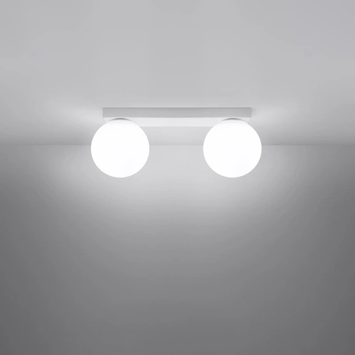 Stropní svítidlo YOLI 2 bílé moderní kovové do obýváku a ložnice SOLLUX LIGHTING