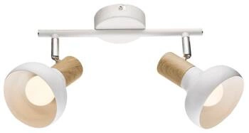 Stropní lampa Puerto strip 2x40W E14 bílá