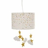 Moderní závěsné svítidlo Atmosphera Hvězdičky bílá do dětského pokoje 30 cm