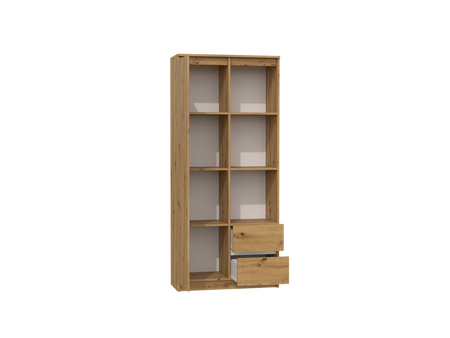 Policový regál Roliw Rs-80 Bily - Dub Artisan