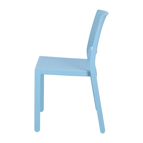 Zahradní plastová židle Emi modrá SCAB Design, stohovatelná, snadné čištění