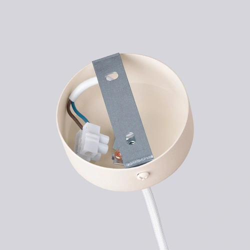 Moderní lustr HALO 6 béžový do obýváku a jídelny z hliníku