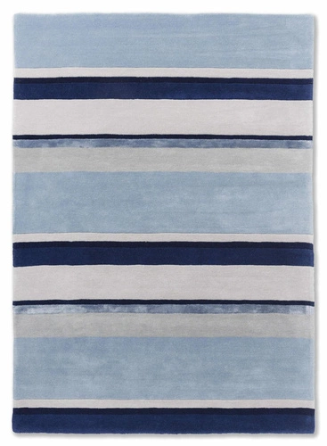 Moderní vlněný koberec do obýváku Eaton 250x350 geometrický měkký Laura Ashley