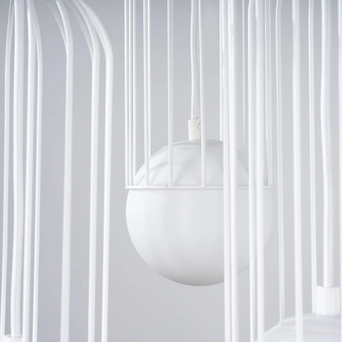 Závěsné svítidlo BRINA 3P bílé moderní nad jídelní stůl a do obýváku SOLLUX