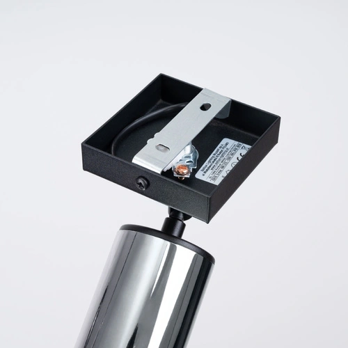 Moderní nástěnné svítidlo WINX černý chrom, nastavitelné kovové do obýváku a ložnice SOLLUX