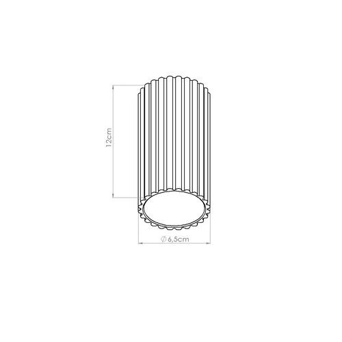 Stropní LED plafon IVAR okrový minimalistický do obýváku a kuchyně