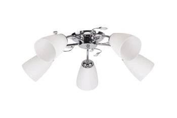 Stropní lustr Ursella bílý 5-ramenný klasický do obýváku, ložnice, kuchyně a jídelny