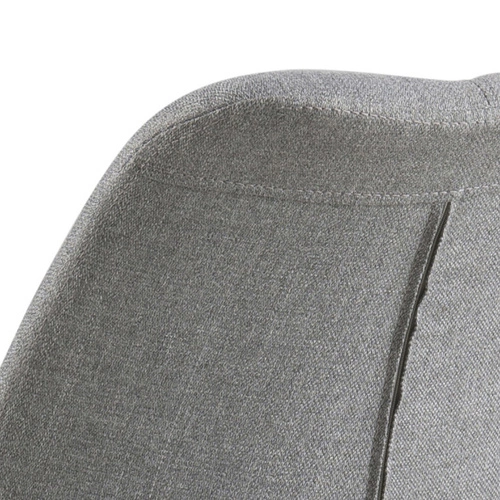 Čalouněná židle Dima Actona světle šedá skandinávská do jídelny a obýváku na dřevěných nohách