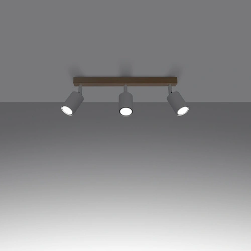 Moderní stropní svítidlo VERDO 3L bílý kovový s nastavitelnými rameny do obýváku a kuchyně SOLLUX LIGHTING