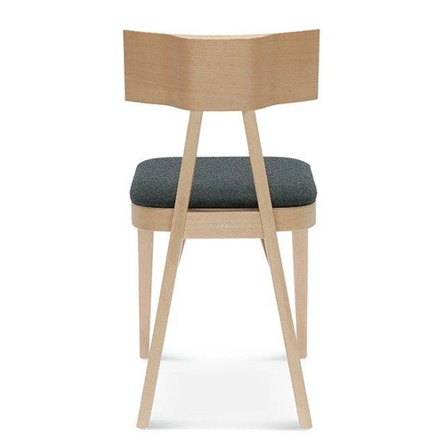 Čalouněná jídelní židle Akka Fameg, moderní ohýbané dřevo, na míru do jídelny, obýváku nebo kuchyně